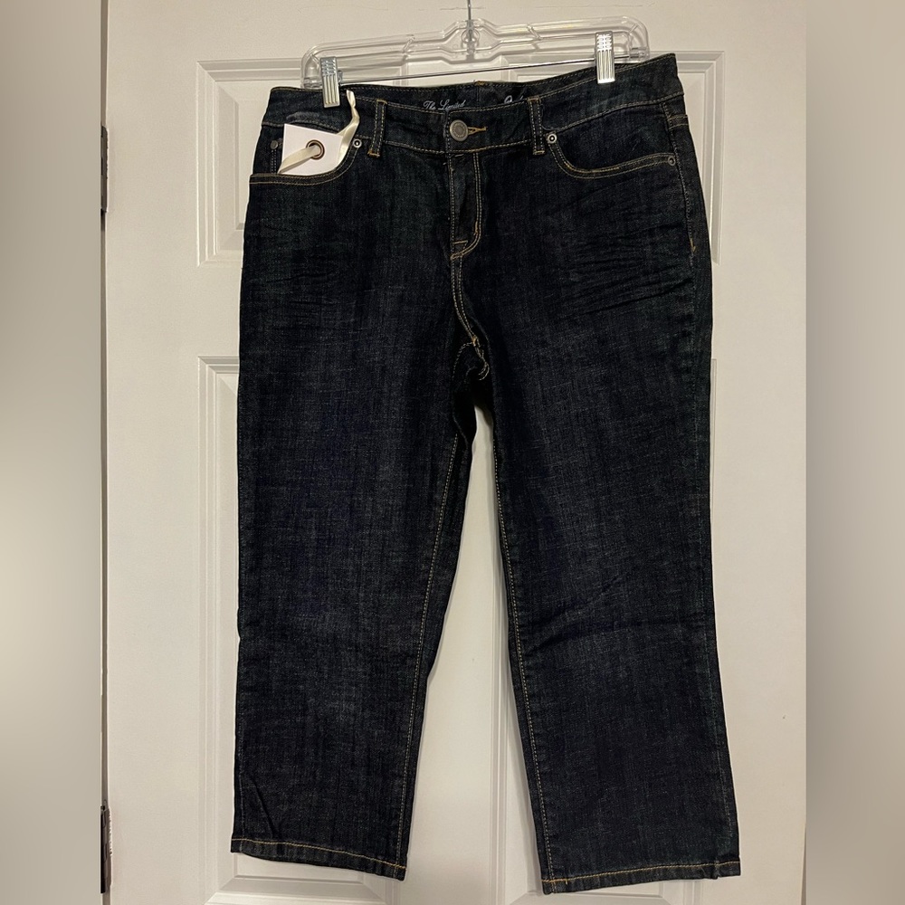 The Limited denim jeans, cropped, size 10